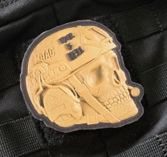 Kasklı Kurukafa Morale Patch