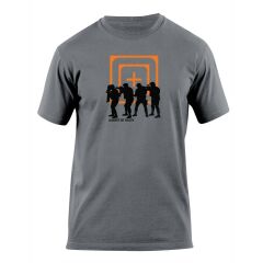 5.11 CROSS HAIR STACKED MAT SIYAH T-SHIRT