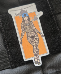 Tattoo Girl Military Patch