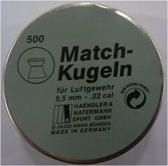 H&N MATCH KUGELN 5.5 CAL HAVALI SAÇMA