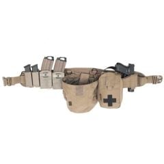 Warrior Elite Ops Left Handed PLB Shooters Belt Coyote Tan