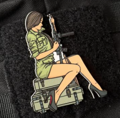 Army Girl Morale Patch