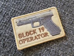 GLOCK 19 METE Operatör Moral Patch