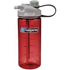 Nalgene MultiDrink, Red w/ Gray Cap, Sustain