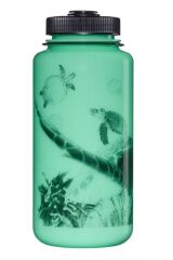 Nalgene 32oz WM Glow w/Black Turtle