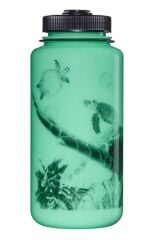 Nalgene 32oz WM Glow w/Black Turtle