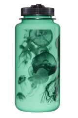 Nalgene 32oz WM Glow w/Black Jellyfish