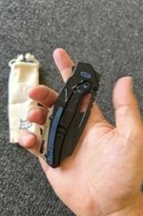 Fox Knives Chronos Fx-552 PVD Magnacut Black Aluminium