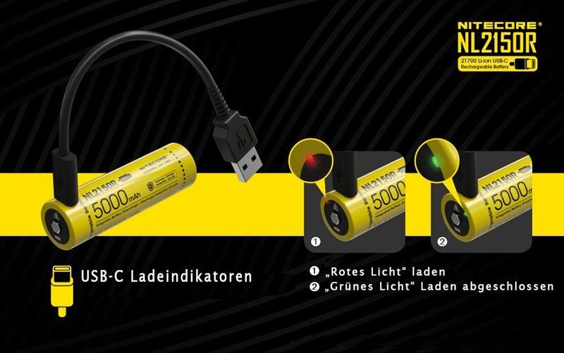NITECORENITECORE 5000MAH 3.6V USB SARJLI PIL