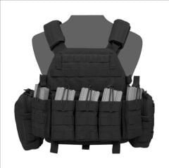 Warrior Assault System DCS 5.56 Black Vest