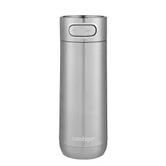 Contigo Luxe Vakumlu Termos Matara Tek El Bas İç 470ml Gri