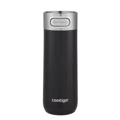 Contigo Luxe Vakumlu Termos Matara Tek El Bas İç 470ml  Siyah