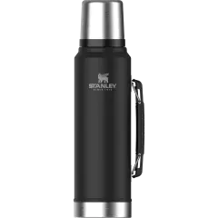 Classic Legendary Termos | 1.0L Matte Black Pebble